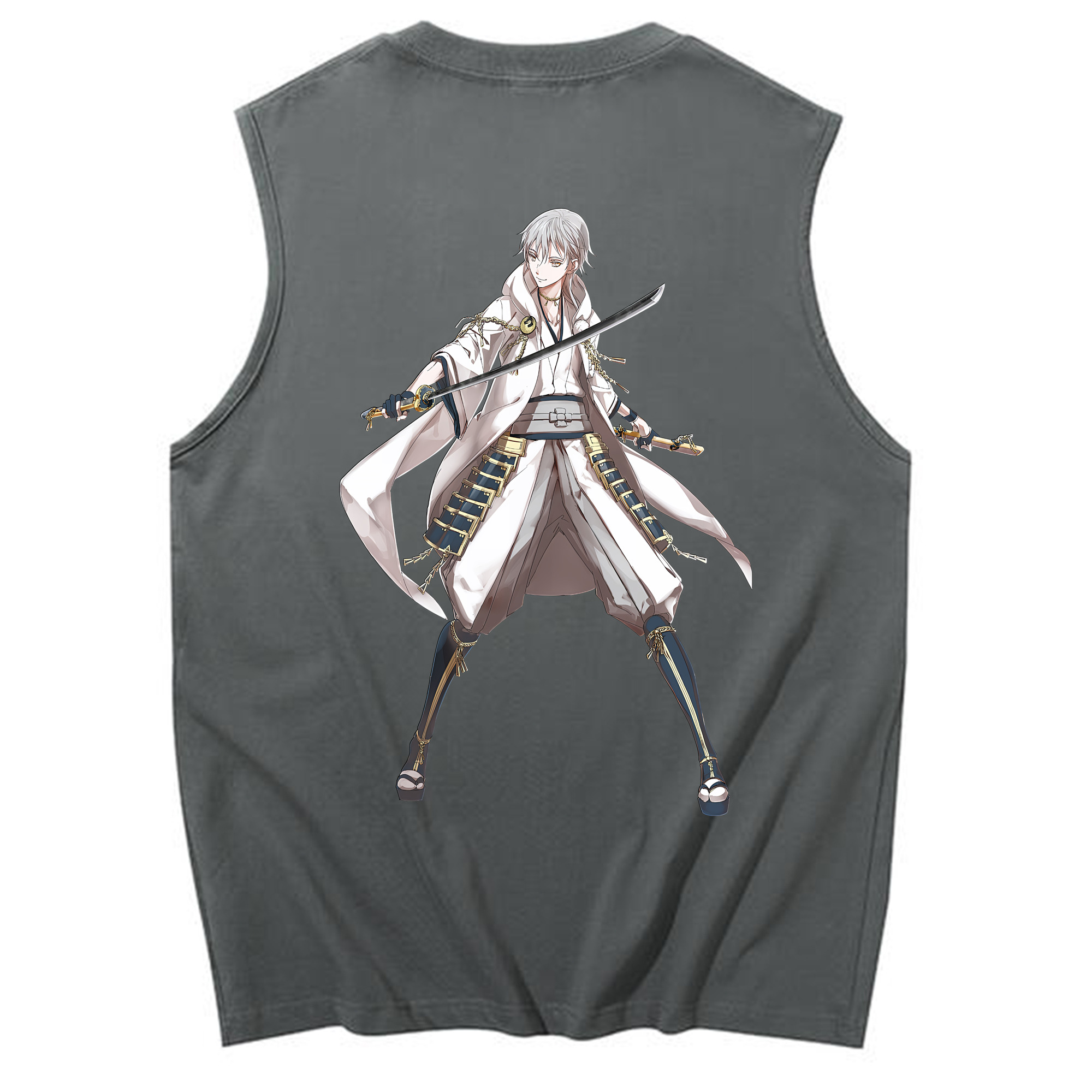 （画像用） 刀剣乱舞 Touken Ranbu コットン100％タンクトップ（背面プリント）